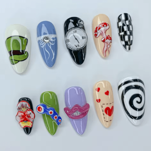 Alice - Rich Girly Nails