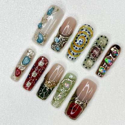 Charlotte - Rich Girly Nails