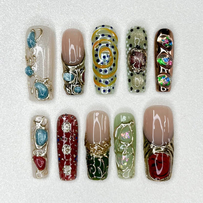 Charlotte - Rich Girly Nails