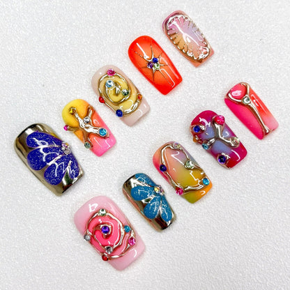 Chloe - Rich Girly Nails