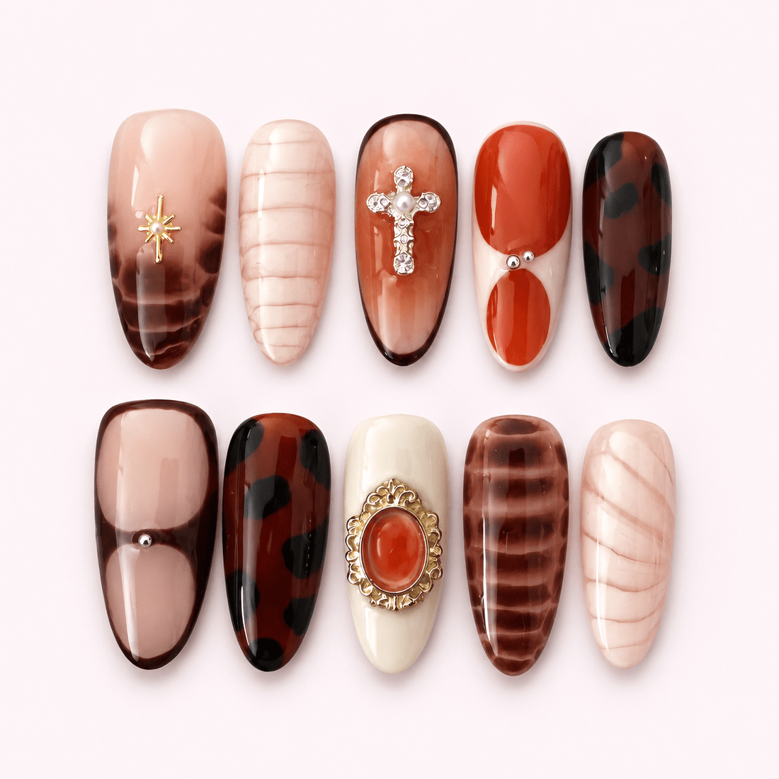 Hot Girl - Rich Girly Nails